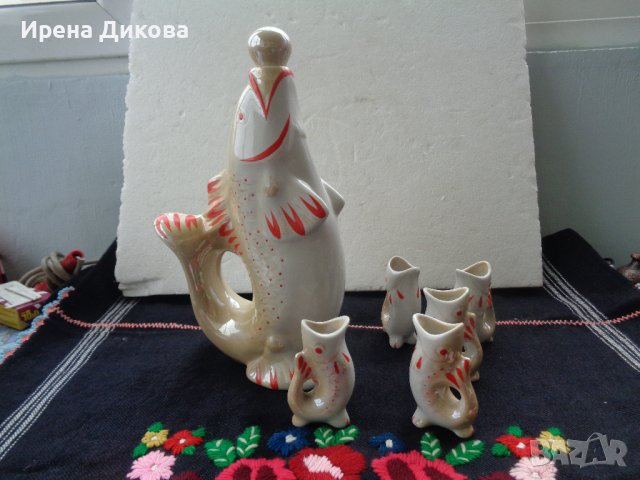 Продавам порцеланов сервиз / Риби