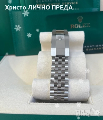 Rolex Datejust Oyster, 41 mm,mint green dial and a Jubilee Oystersteel and white gold 126334, снимка 6 - Мъжки - 52874743