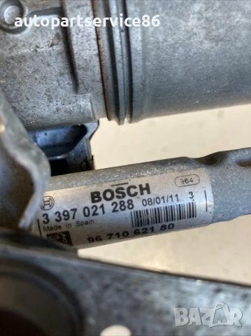 Мотор за преден ляв чистач за Peugeot 5008 1.6 HDI (2012) 1397220567