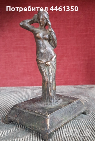 Старинна бронзова скулптура на Венера,която реше косата си, снимка 5 - Антикварни и старинни предмети - 51865041
