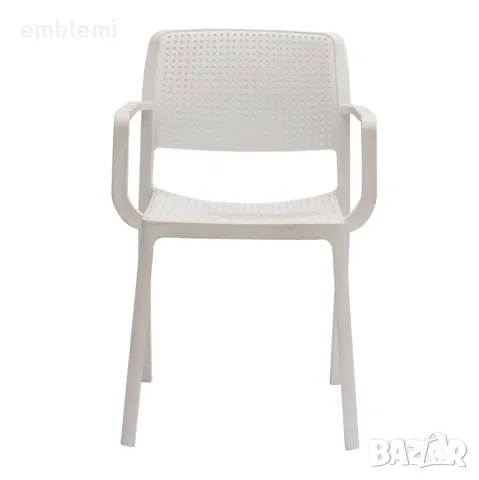 Стол COMFEE ARM градински трапезен бял черен сив капучино кафяв, снимка 2 - Столове - 47537470