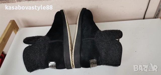 Боти Esprit 38 н. Естествен велур , снимка 9 - Дамски боти - 52377331