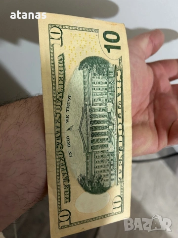 10 долара, снимка 2 - Нумизматика и бонистика - 53484924