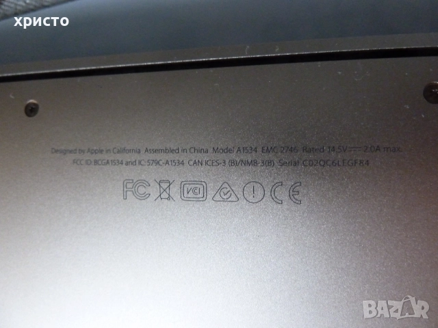 Macbook Retina 12 2015 година, снимка 7 - Лаптопи за работа - 51879044