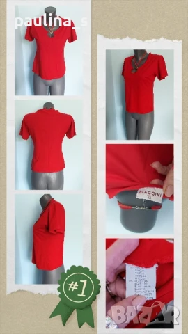 Пет различни броя / Дамска маркова блуза тип тениска , снимка 3 - Тениски - 51101622