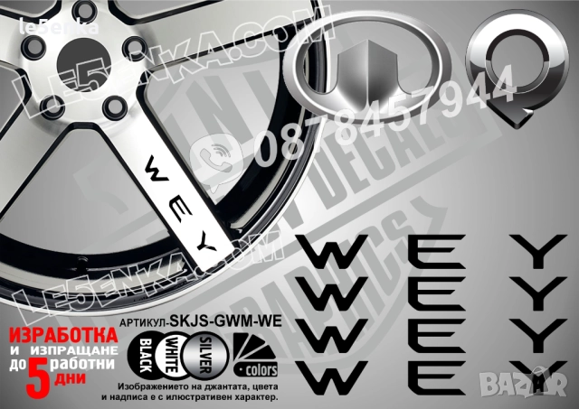 Wey надписи за спици