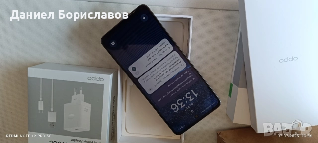 продавам телефон Oppo 8.00ram 6.67 инча батерия 5800mAh  памет 256gb чисто нов не използван!!