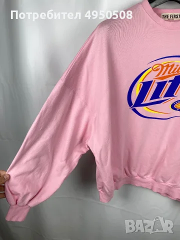 The First корейска Суитшърт  Miller Lite – един универсален размер, снимка 5 - Пуловери - 56132807