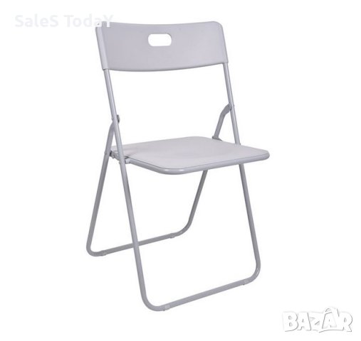 Сгъваем стол, 47x43,5x80см, метал и PVC, снимка 1 - Столове - 42414909