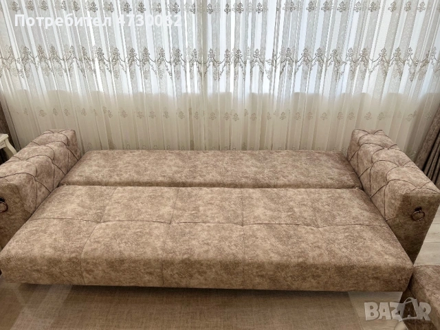 Комплект дивани 3+3+1+1 | Функция сън + ракла | Отлично състояние, снимка 8 - Дивани и мека мебел - 53382679