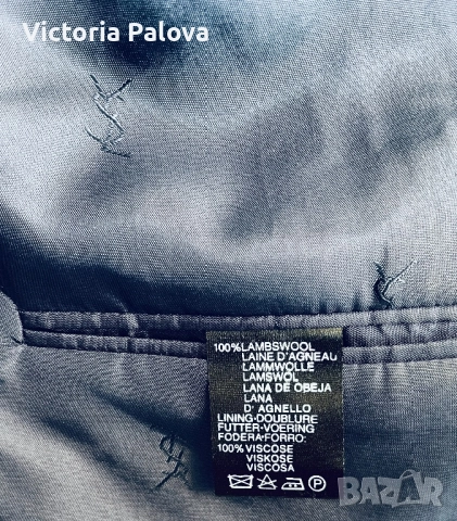 LUXURY модна къща YVES SAINT LAURENT винтидж сако 100% агнешка вълна, снимка 7 - Сака - 52485956