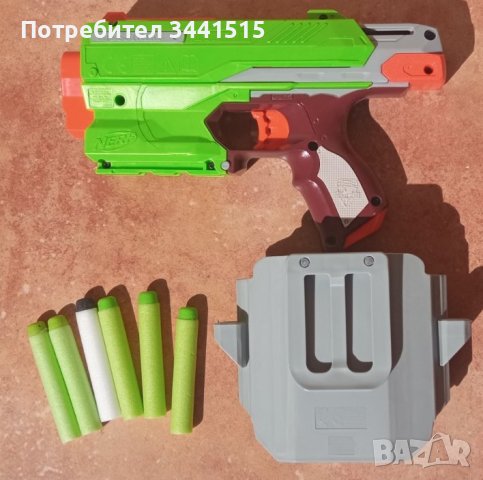 NERF Zombie Strike Sidestrike Blaster Бластер , снимка 3 - Други - 41904031