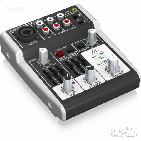 Миксер Behringer XENYX 302 USB, снимка 3 - Ресийвъри, усилватели, смесителни пултове - 21331073