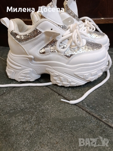 Маратонки на платформа, снимка 2 - Маратонки - 52595730