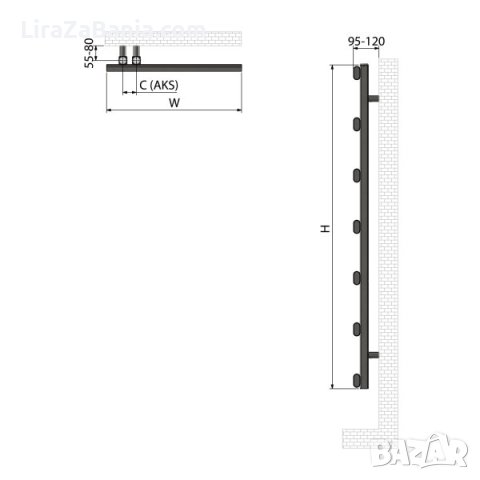 ЛУКСОЗНА ЛИРА ЗА БАНЯ СЕРИЯ LARISA Polished - 1200x500, снимка 3 - ВИК - 41020590