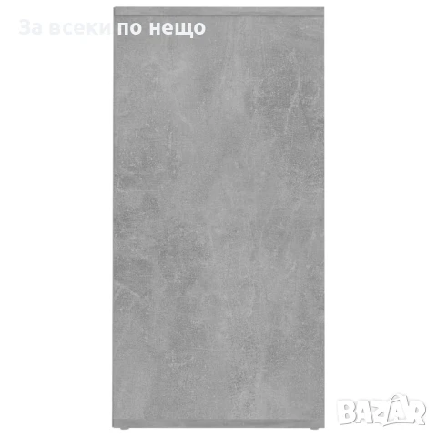 Шкафове за обувки, 2 бр, бетонно сиви, 31,5x35x70 см, ПДЧ Код P938, снимка 6 - Шкафове - 51078396