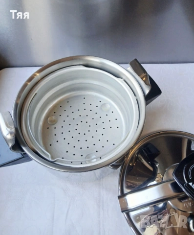 Тенджера под налягане 4.5 л, снимка 3 - Съдове за готвене - 53139030