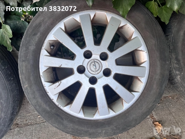 Джанти с гуми Опел Зафира 5*110 R16, снимка 3 - Гуми и джанти - 51712166