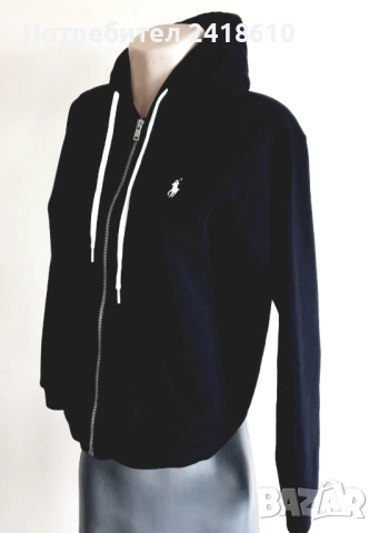 POLO Ralph Lauren Full Zip Hoodie Womens Size S  ОРИГИНАЛ! Дамски Суичер!, снимка 12 - Суичъри - 52577072