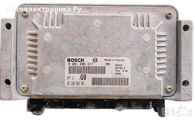 Компютър двигател 0261206217 Bosch 9632694280 за Peugeot 206 (2000 - 2008) 1.6 0 261 206 217