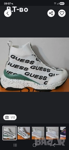 Guess обувки с чорап, снимка 2 - Маратонки - 52421054