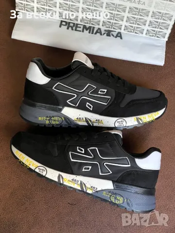 Premiata Дамски Черни Маратонки👟Дамски Спортни Обувки В Черен Цвят Премиата Код E249, снимка 3 - Маратонки - 50412567