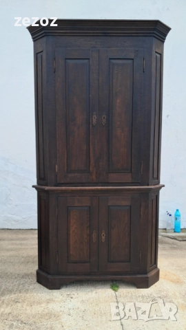 Ретро шкаф ъглов масив