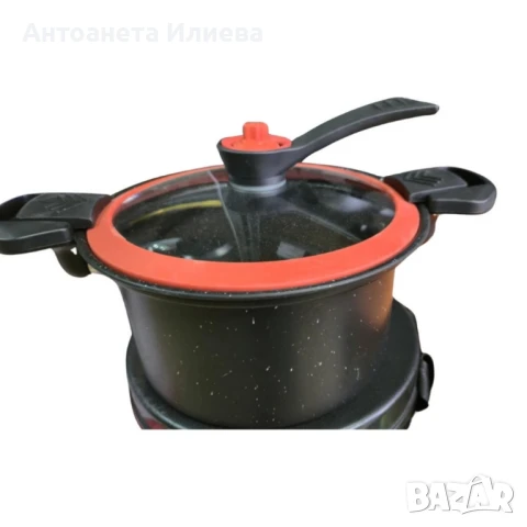 Херметическа тенджера заключващ капак  с незалепващо покритие - 24см, 26см, 28см, снимка 2 - Прибори за хранене, готвене и сервиране - 50913092