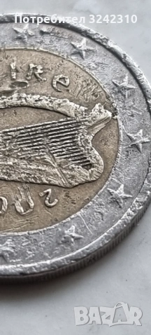 Монета от 2 евро Ирландия, 2002 г, снимка 8 - Нумизматика и бонистика - 53541537