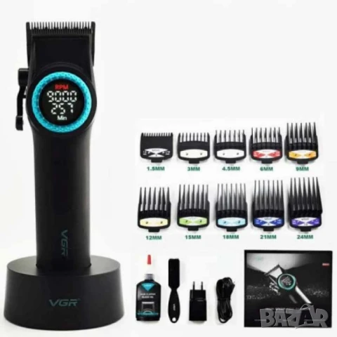 Мощен тример за коса и брада VGR V-001, снимка 6 - Продукти за коса - 51079592