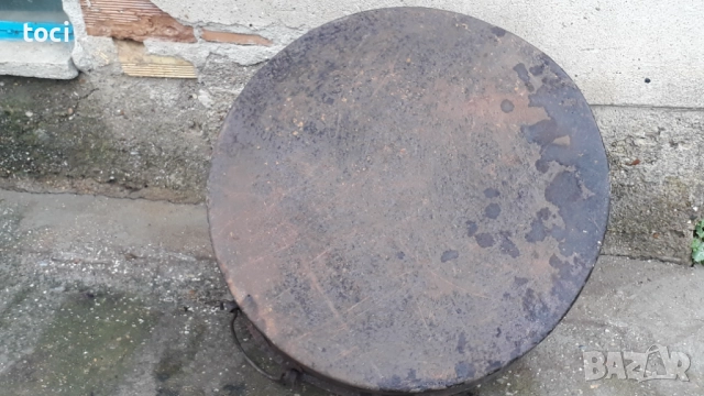 Стара метална тава за лютеница, снимка 5 - Други ценни предмети - 52520363
