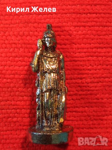 СТАРА МЕТАЛНА ФИГУРКА НИКЕЛИРАН БРОНЗ СТАТУЕТКА за КОЛЕКЦИЯ 24387
