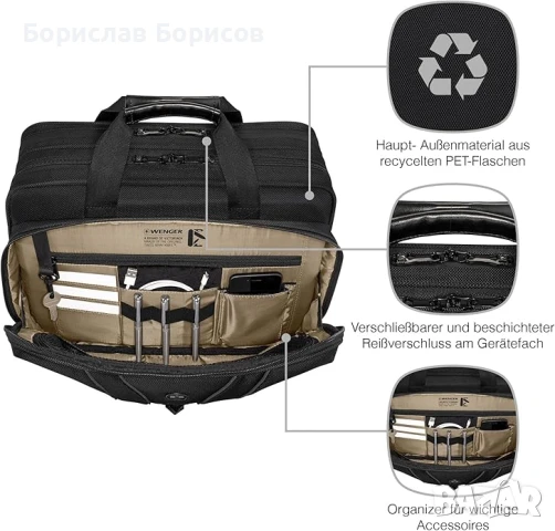 Чанта за лаптоп Wenger, снимка 3 - Лаптоп аксесоари - 50874491