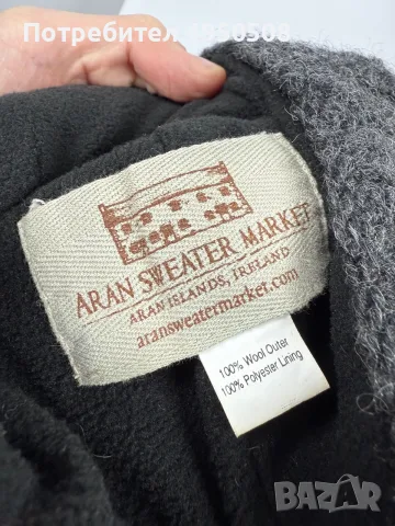 Шапка „Aran Market“ от Аранските острови, вълнена, един размер, снимка 8 - Шапки - 56154471