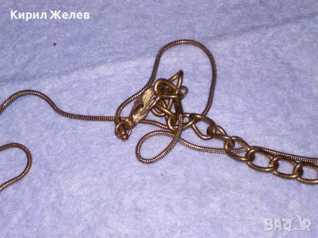FRIENDS FOREVER МЕДЕН с ЛЪСКАВА ПОЗЛАТА МАРКОВ ФЕШЪН МЕДАЛЬОН КОЛИЕ на ZARA 38678, снимка 15 - Колиета, медальони, синджири - 41682326