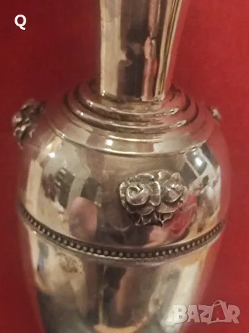 Стара сребърена ваза проба 925 , снимка 2 - Антикварни и старинни предмети - 50367581