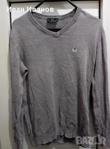 Оригинална фланела Fred Perry, снимка 2 - Блузи - 49147122