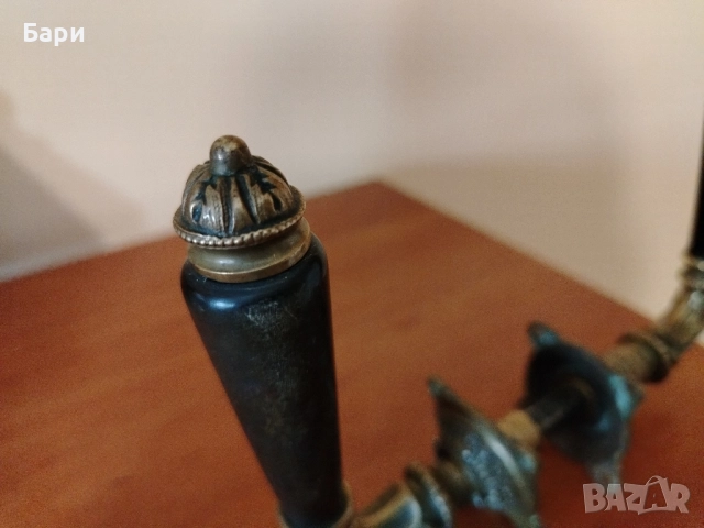 Антични бронзови дръжки за врата с рог , снимка 10 - Антикварни и старинни предмети - 52193395