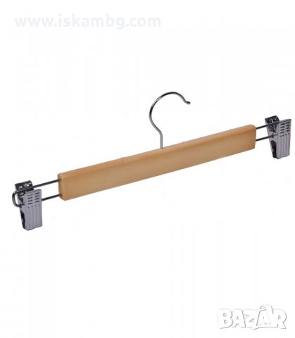 ЗАКАЧАЛКА ЗА ПОЛИ С ЩИПКИ - ДЪРВЕНА - код 1055293