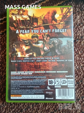 Resident Evil 5 Xbox 360, снимка 3 - Игри за Xbox - 55915242