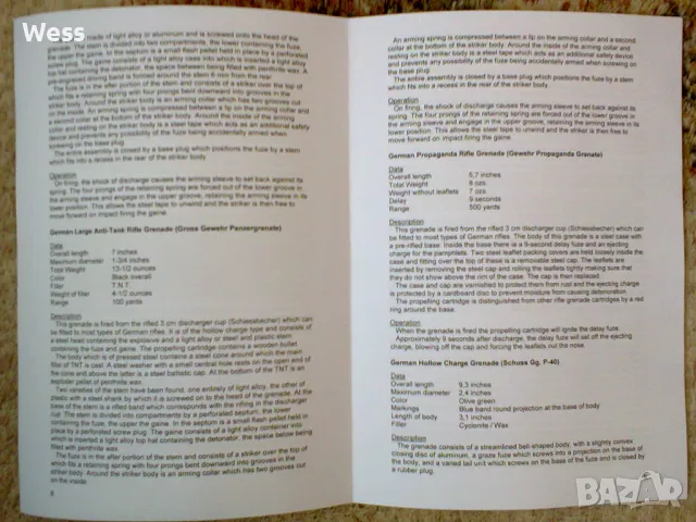 Германски ръчни и стрелкови гранати, снимка 6 - Колекции - 48677692