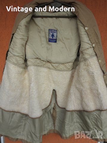 Соц. мода. Мъжко зимно яке шуба канадка бежаво ВАЛЕНТИНА, София (М) , снимка 6 - Якета - 40078171