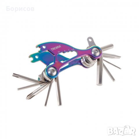 Многофункционален инструмент Troika-BIKE MULTITOOL, снимка 3 - Части за велосипеди - 40222923