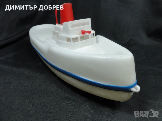СТАРА РЕТРО СОЦ НРБ ПЛАСТМАСОВА ИГРАЧКА КОРАБ, снимка 5 - Колекции - 52387793
