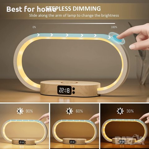 Настолна Лампа с Безжично зареждане WA09, снимка 2 - Настолни лампи - 41635253