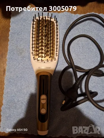  Професионална четка за коса, снимка 6 - Преси за коса - 47766033