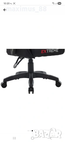 Геймърски стол от плат EXTREME XTR Тъмно сив, снимка 2 - Столове - 53744698