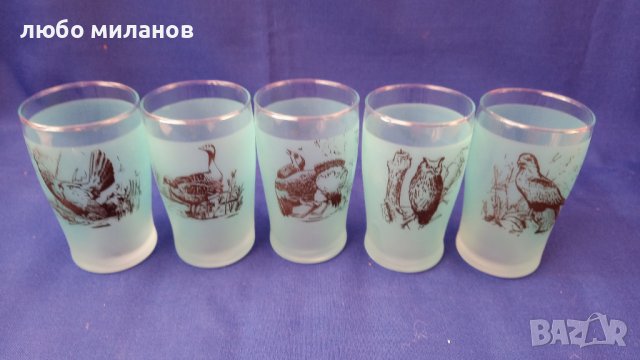 Ловджийски стъклени чашки за алкохол