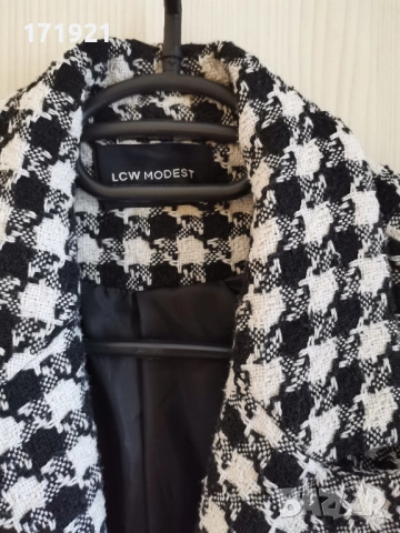 Дамско сако вълна-лен-памук М-Л, снимка 4 - Сака - 51709121