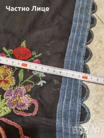 Старинна Прекрасна Царска Престилка Богата Бродерия, снимка 6 - Антикварни и старинни предмети - 36141569